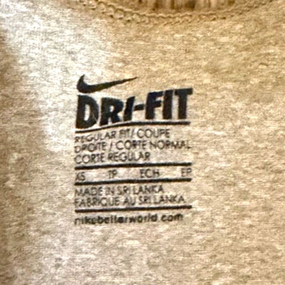 Nike Dri-FIT Gray Tank Top Size S Athletic Racerback Workout Top - Picture 7 of 7